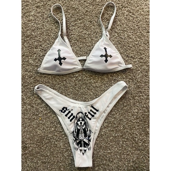 Dolls Kill Swim Nwt Sinful Bikini Set Poshmark